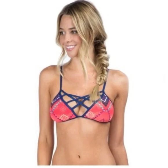 Bikini Lab Junior's Girls Sun Bralette Top - Picture 2 of 6